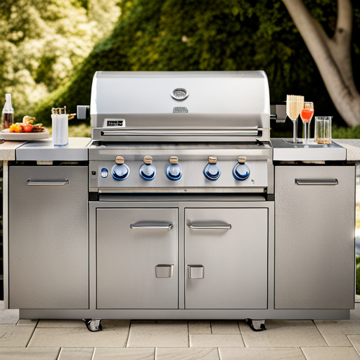 Grill for an Outdoor Kitchen